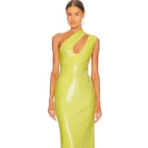 Solace London Elissa Maxi Dress in Citrus